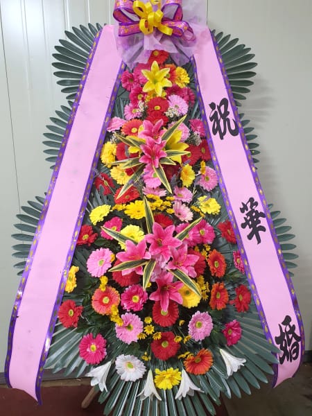더컨벤션 잠실점 가족 친지분들이 정성스레 의뢰하신 축하 꽃배달